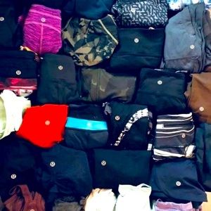 Lot of 10 Lululemon Athletica Leggings